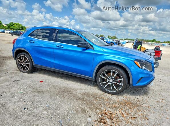 WDCTG4EB3GJ208902 2016 MERCEDES-BENZ GLA Blue Przód prawy