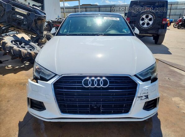 WAUAUGFF0J1031237 2018 AUDI A3 White Вид ззаду