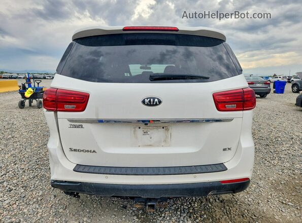 KNDMB5C18K6515163 2019 KIA SEDONA Белый Вид салона спереди