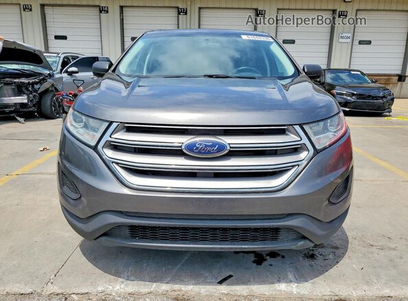 2FMPK4G98HBB79043 2017 FORD EDGE Gray Rear view
