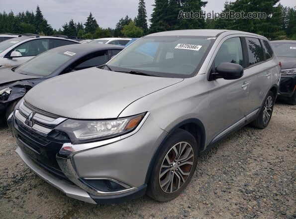 JA4AD2A35JJ004211 2018 MITSUBISHI OUTLANDER Silver Задня ліва чверть