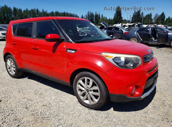 KNDJP3A51J7528196 2018 KIA SOUL Красный Вид спереди