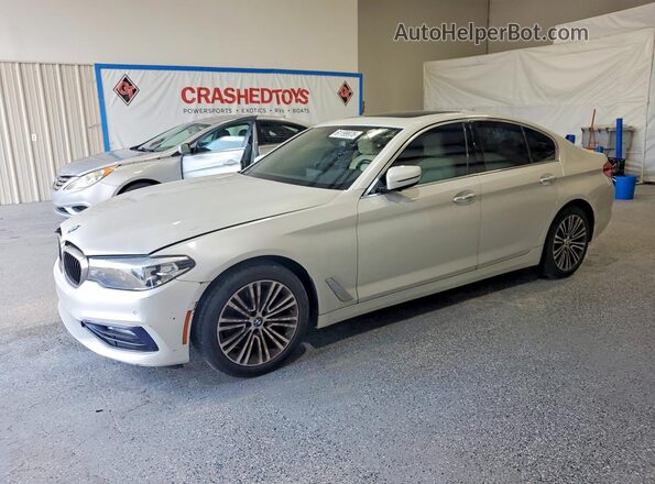 WBAJA7C54JWC75032 2018 BMW 5 SERIES White Հետևի ձախ