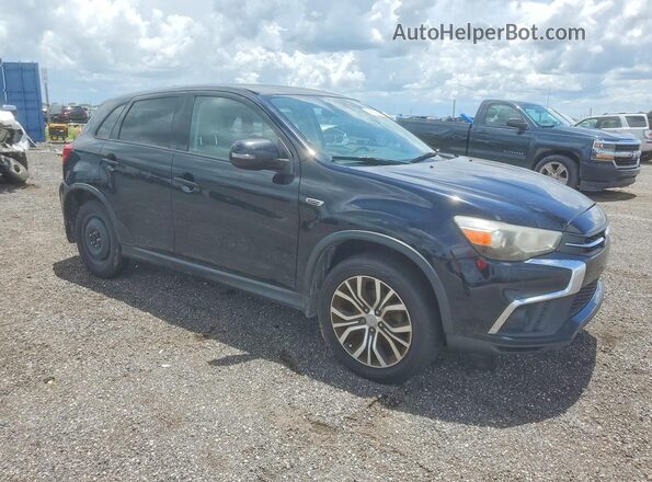 JA4AP3AU2JU006955 2018 MITSUBISHI OUTLANDER Black წინა ხედი