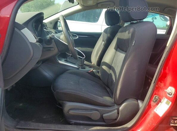 3N1AB7AP4HL685494 2017 NISSAN SENTRA Красный Вид панели приборов