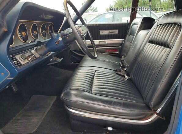 8J87N119347 1968 FORD THUNDERBIRD Blue წინა პანელის ხედი