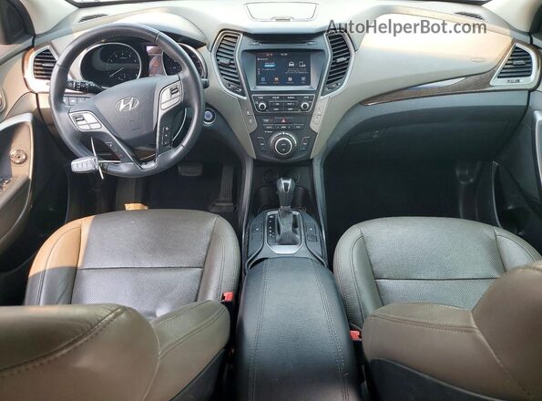 5NMZU3LB6HH015219 2017 HYUNDAI SANTA White Սարքավորումների վահանակի տեսք