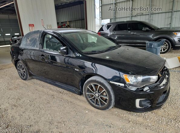 JA32U2FU3HU012259 2017 MITSUBISHI LANCER Black Widok z przodu
