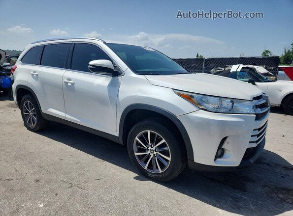 5TDKZRFH0KS342774 2019 TOYOTA HIGHLANDER White წინა ხედი