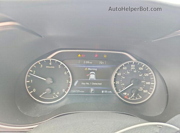 1N4AA6AP2JC391349 2018 NISSAN MAXIMA White Вид задніх сидінь