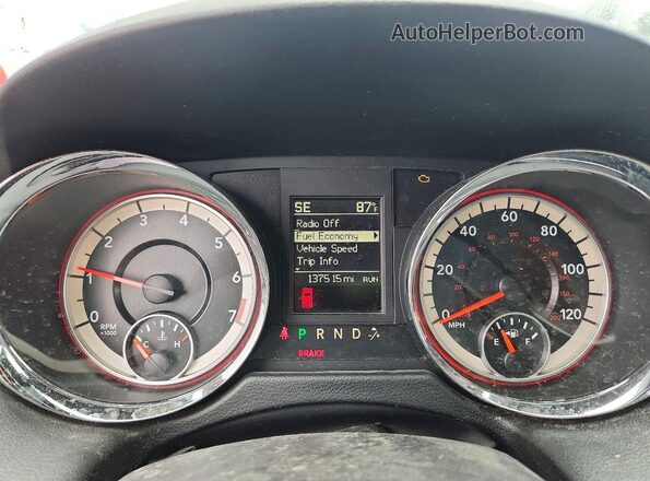 2C4RDGEG7HR765184 2017 DODGE GRAND Серый Вид задних сидений