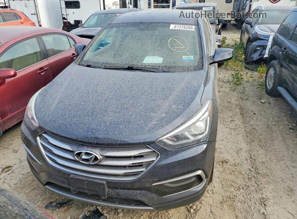 5NMZT3LB3HH039433 2017 HYUNDAI SANTA Синий Вид сзади