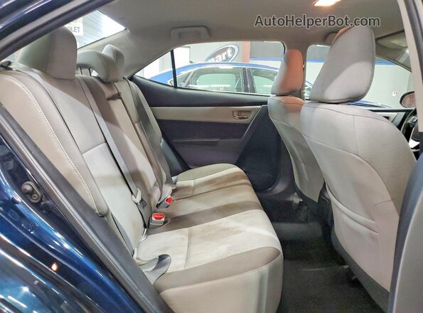 2T1BURHE7HC918556 2017 TOYOTA COROLLA Синий Вид задней части салона