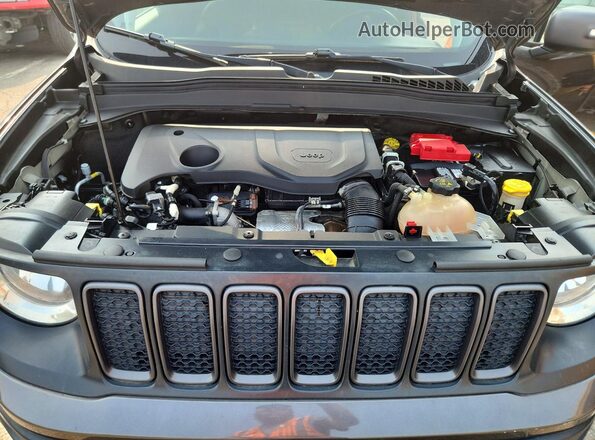 ZACNJBC19KPJ90393 2019 JEEP RENEGADE Gray VIN sticker view