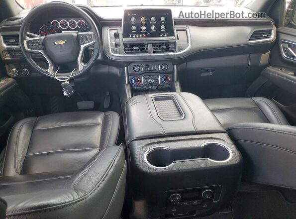 1GNSCCKT5MR462331 2021 CHEVROLET SUBURBAN Black ხელსაწყოთა პანელის ხედი