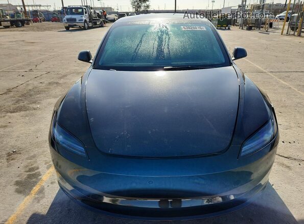 5YJ3E1EA3SF980608 2025 TESLA MODEL Black Rear view