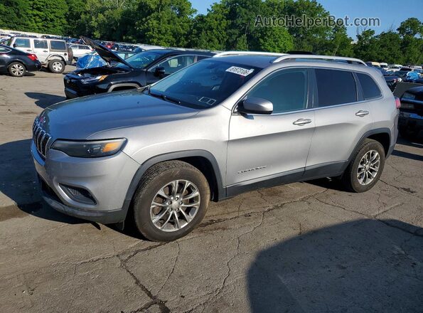 1C4PJMLX7KD372796 2019 JEEP CHEROKEE Silver Trasero izquierdo