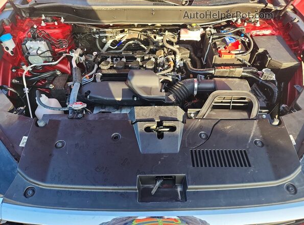 2HKRS3H42SH336541 2025 HONDA CR-V Red Vista de la etiqueta del VIN