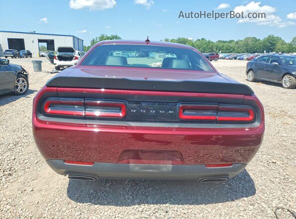 2C3CDZFJ4HH665419 2017 DODGE CHALLENGER Maroon Front interior view