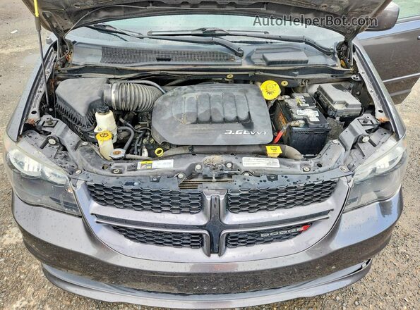 2C4RDGEG8GR202367 2016 DODGE CARAVAN Gray Вид наклейки з VIN-кодом