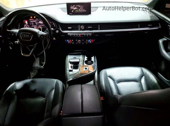 WA1LAAF72HD048604 2017 AUDI Q7 Silver Vista del cuadro de instrumentos