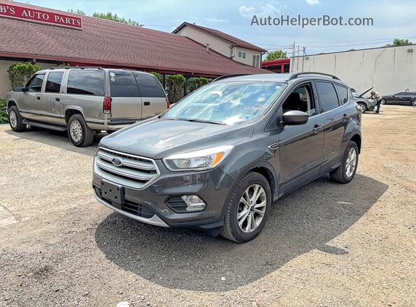 1FMCU9GD9JUD12743 2018 FORD ESCAPE Gray Tył prawy