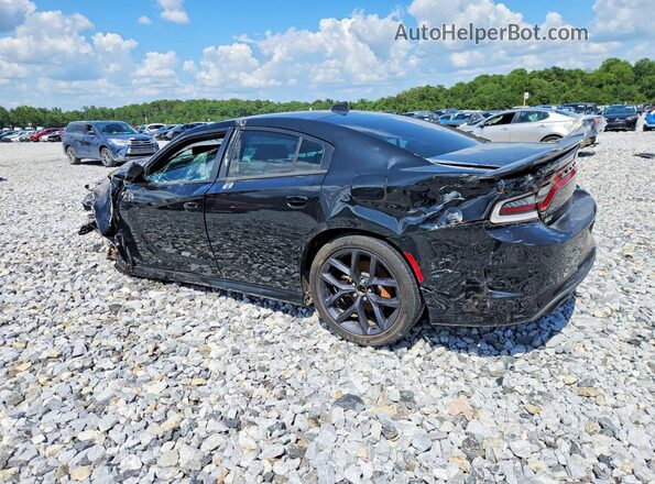 2C3CDXHG2MH656072 2021 DODGE CHARGER Black Tył prawy
