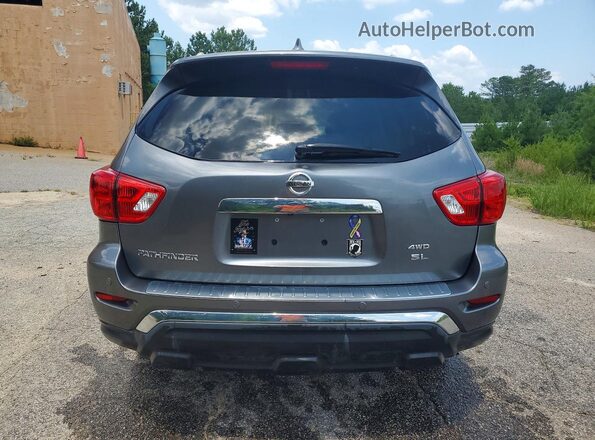 5N1DR2MM4KC583413 2019 NISSAN PATHFINDER Gray Вид салону спереду