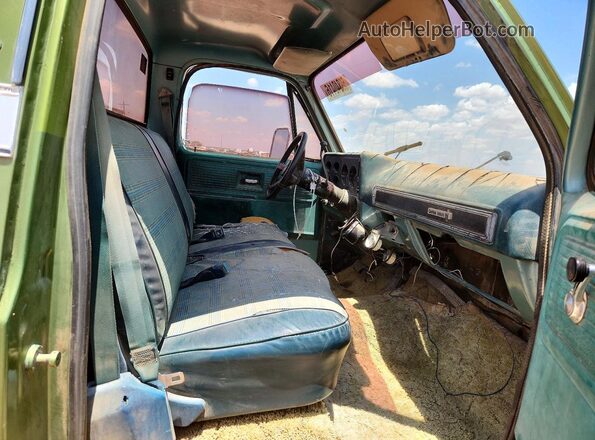 CCL348J102096 1978 CHEVROLET PICKUP Green Vista interior trasera