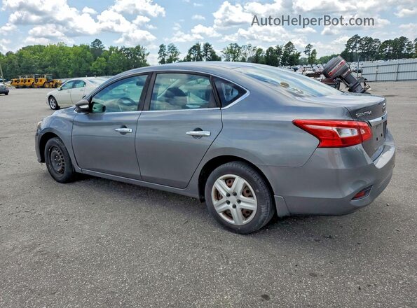 3N1AB7AP8HY407653 2017 NISSAN SENTRA Серый Задняя правая четверть
