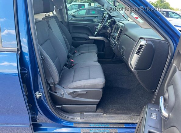 2GCVKREC4J1111440 2018 CHEVROLET SILVERADO Синий Вид сзади