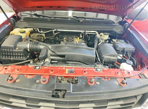 1GCHTBEAXG1100327 2016 CHEVROLET COLORADO Burgundy Widok komory silnika