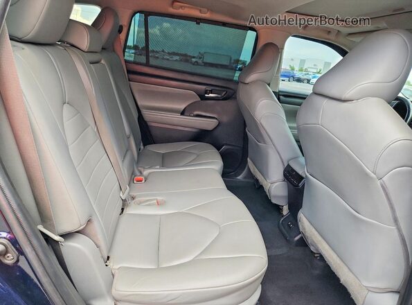 5TDHZRBH4LS041670 2020 TOYOTA HIGHLANDER Blue Вид підкапотного простору