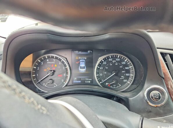 JN1EV7AP7JM350590 2018 INFINITI Q50 White Հետևի նստատեղերի տեսք
