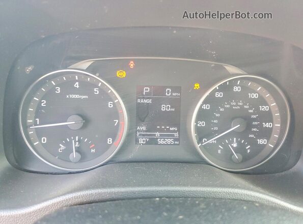 KMHD84LF4HU224194 2017 HYUNDAI ELANTRA Red Вид задніх сидінь