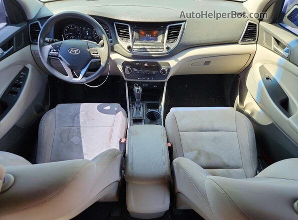 KM8J33A22GU199158 2016 HYUNDAI TUCSON Gray Սարքավորումների վահանակի տեսք