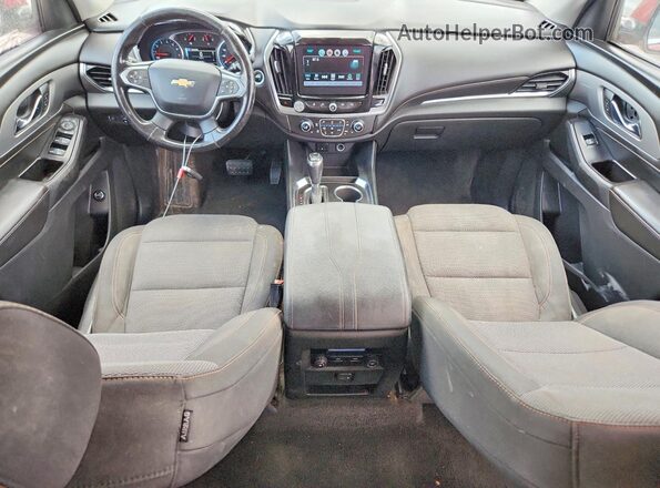 1GNERGKW5JJ273153 2018 CHEVROLET TRAVERSE Темно-бордовый Вид щитка приборов