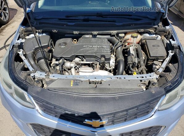 1G1BC5SM8H7128687 2017 CHEVROLET CRUZE Blue Widok komory silnika