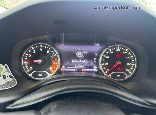 ZACCJBCB4HPE87499 2017 JEEP RENEGADE Yellow Սարքավորումների վահանակի տեսք