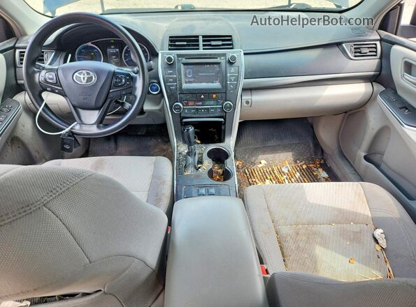 4T1BD1FK0HU217964 2017 TOYOTA CAMRY SOLARA Black Вид щитка приладів