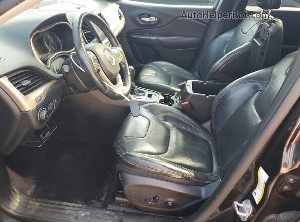 1C4PJMDB9GW172307 2016 JEEP CHEROKEE Black Вид панелі приладів