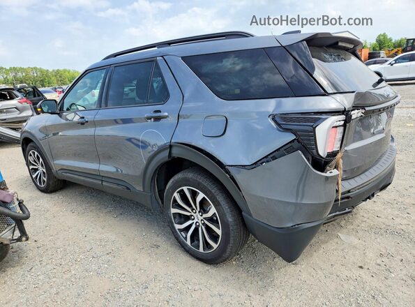 1FMUK8KH6SGB58409 2025 FORD EXPLORER Gray Trasero derecho