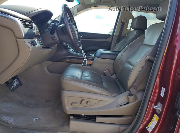 1GNSCHKC0KR395423 2019 CHEVROLET SUBURBAN Red Dashboard view