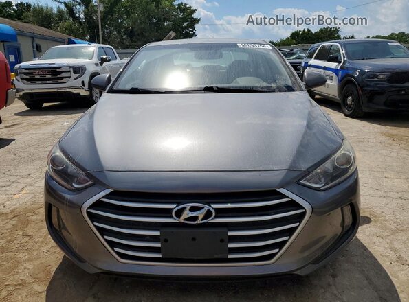 5NPD84LF4JH321819 2018 HYUNDAI ELANTRA Серый Вид сзади