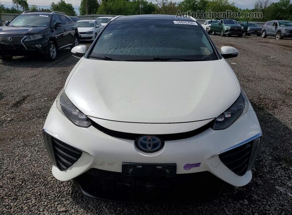 JTDBVRBD9KA006312 2019 TOYOTA MIRAI White Вид спереду