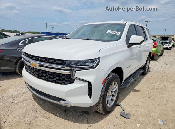 1GNSKMKDXMR165105 2021 CHEVROLET TAHOE Белый Задняя левая четверть