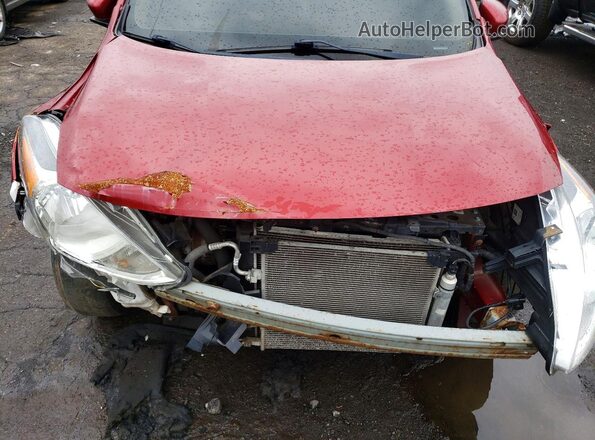 3N1CN7AP0JL883267 2018 NISSAN VERSA Burgundy Շարժիչի բաժամունքի տեսք