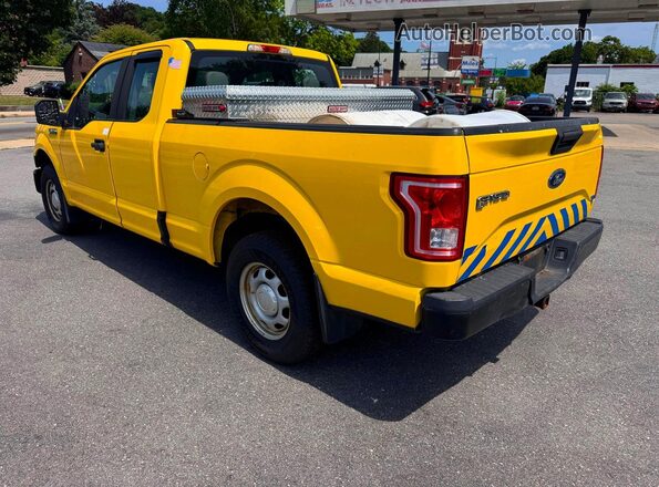 1FTEX1E89HKD49762 2017 FORD F150 Yellow Задня права чверть