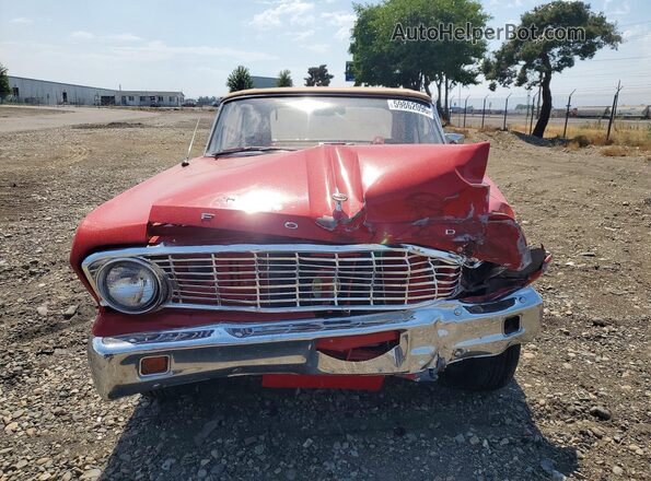 4H15F102658 1964 FORD FALCON Красный Вид спереди