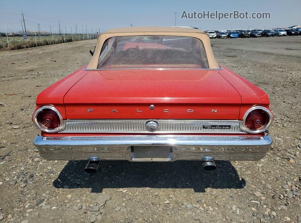 4H15F102658 1964 FORD FALCON Красный Вид сзади